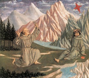 Domenico Veneziano: San Francesco riceve le stigmate, 26,7×30,5 cm, Washington, National Gallery of Art